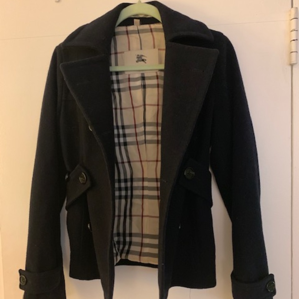 Burberry London Wool Peacoat